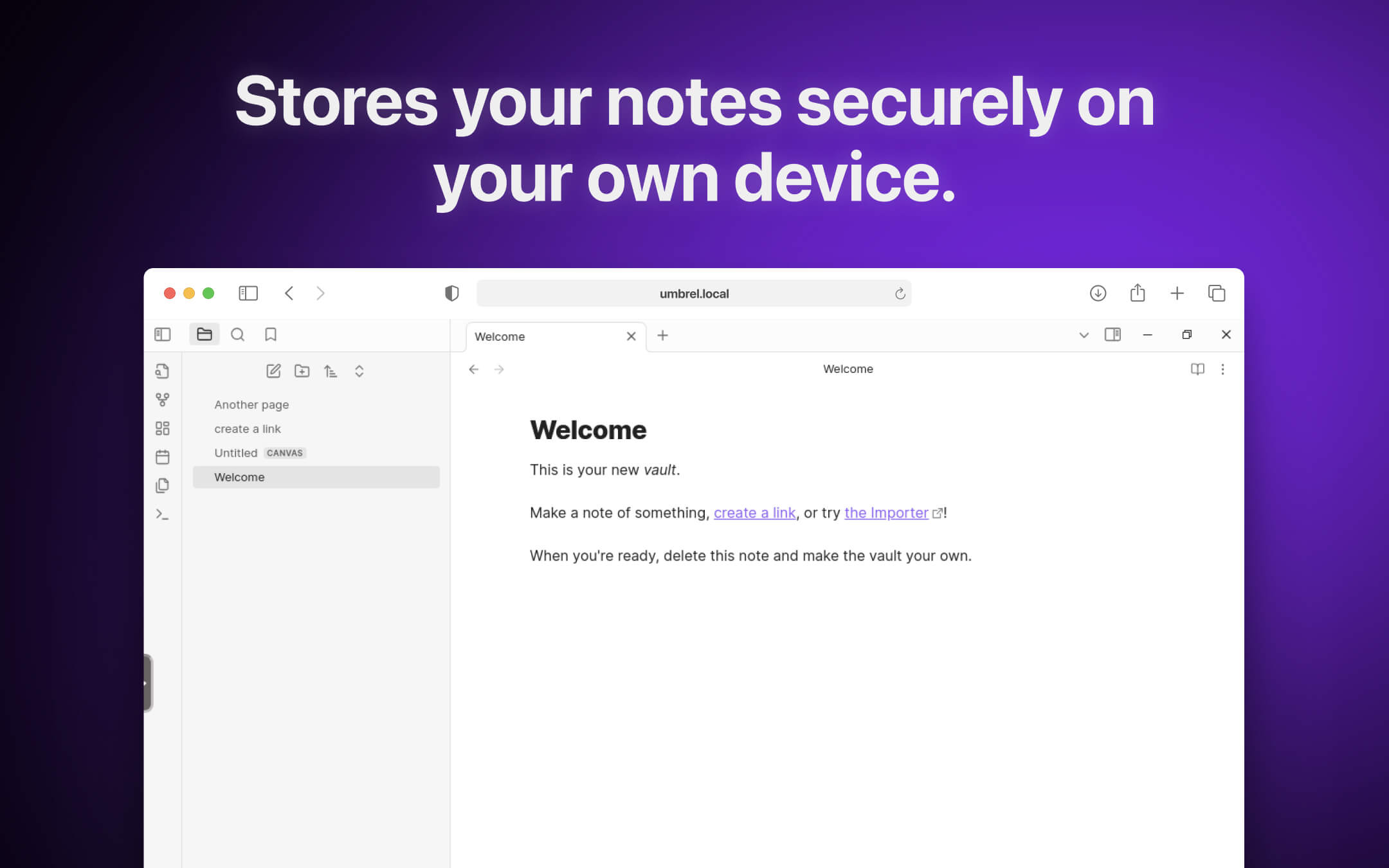Obsidian screenshot 1