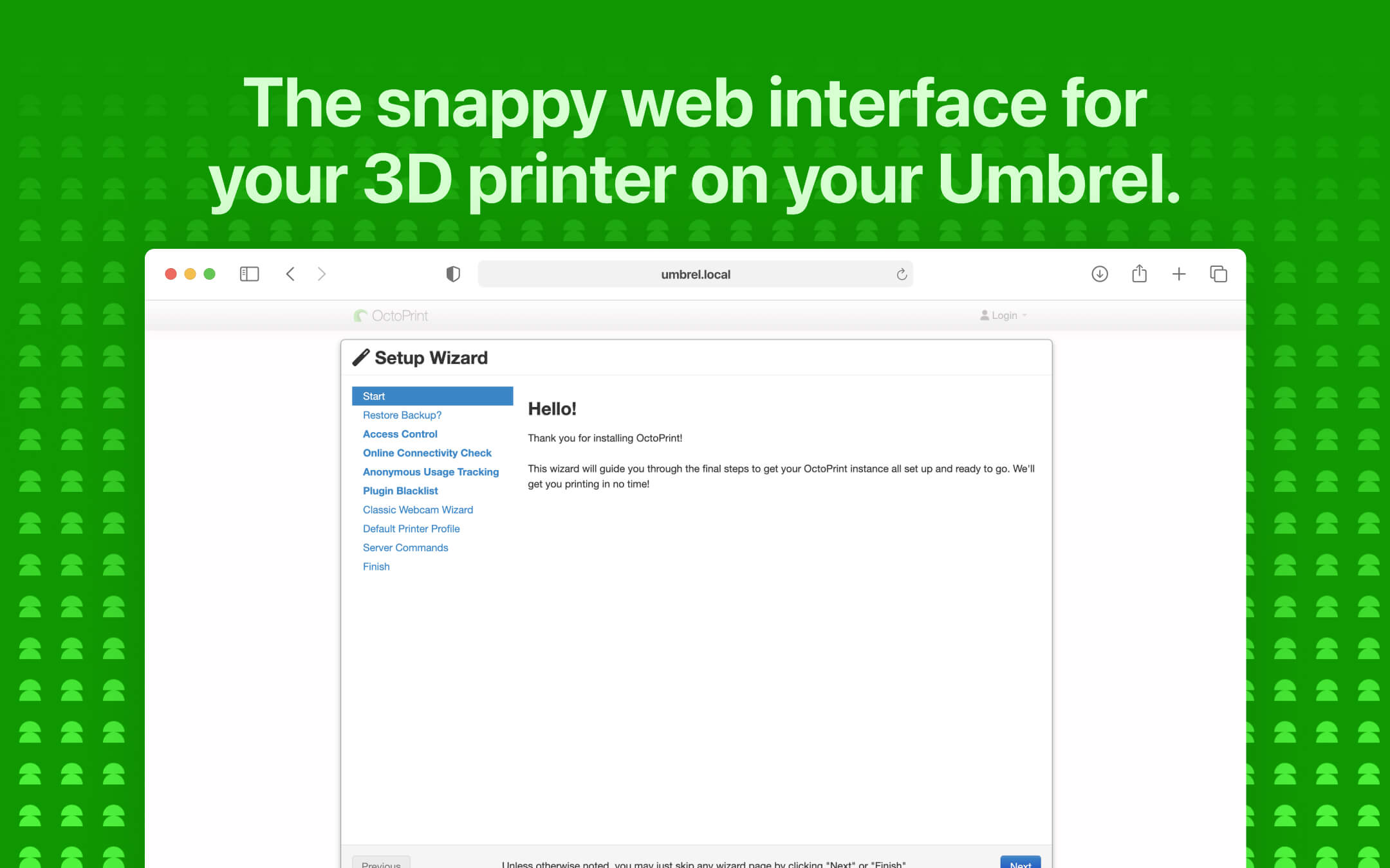 OctoPrint screenshot 1