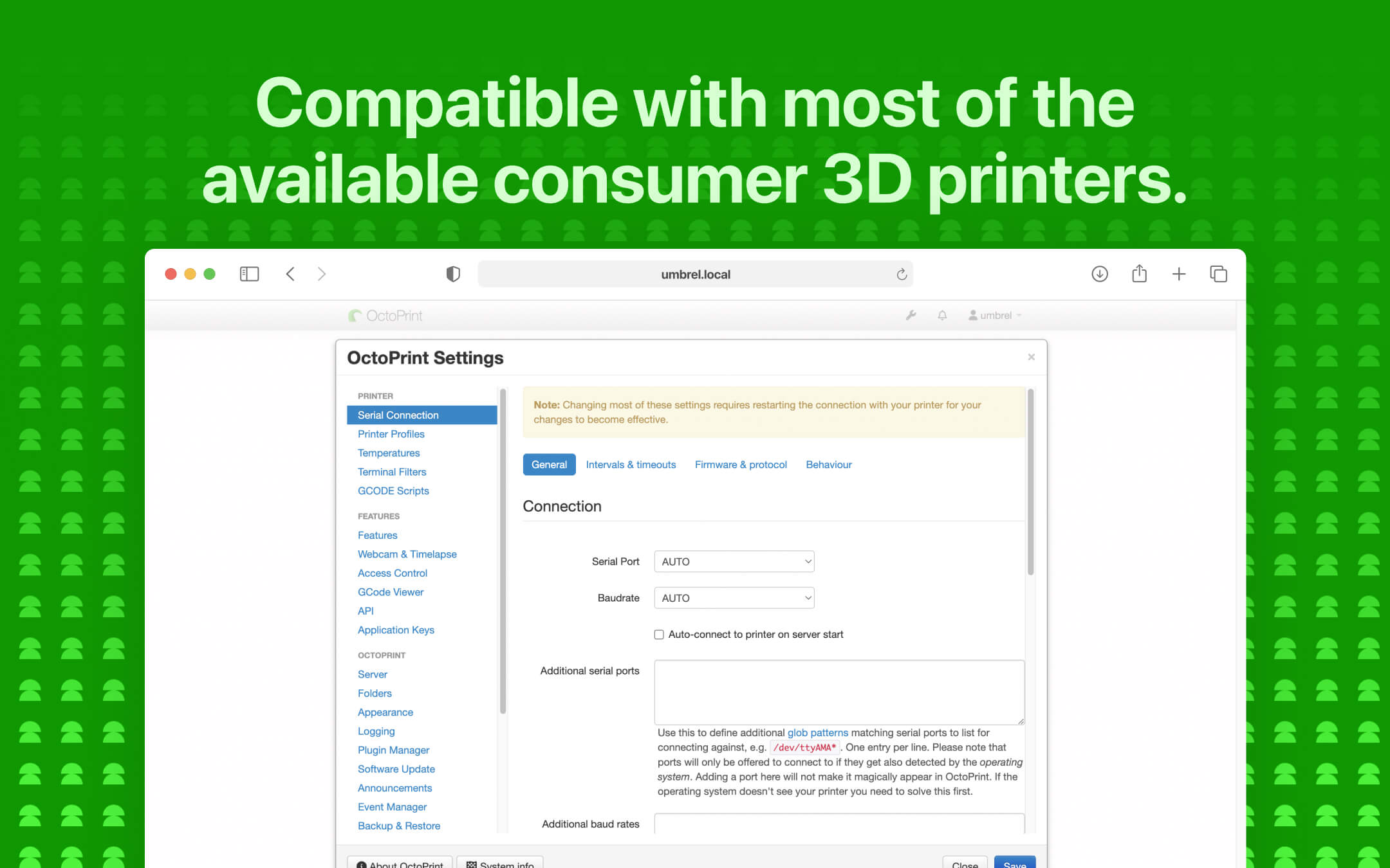 OctoPrint screenshot 3