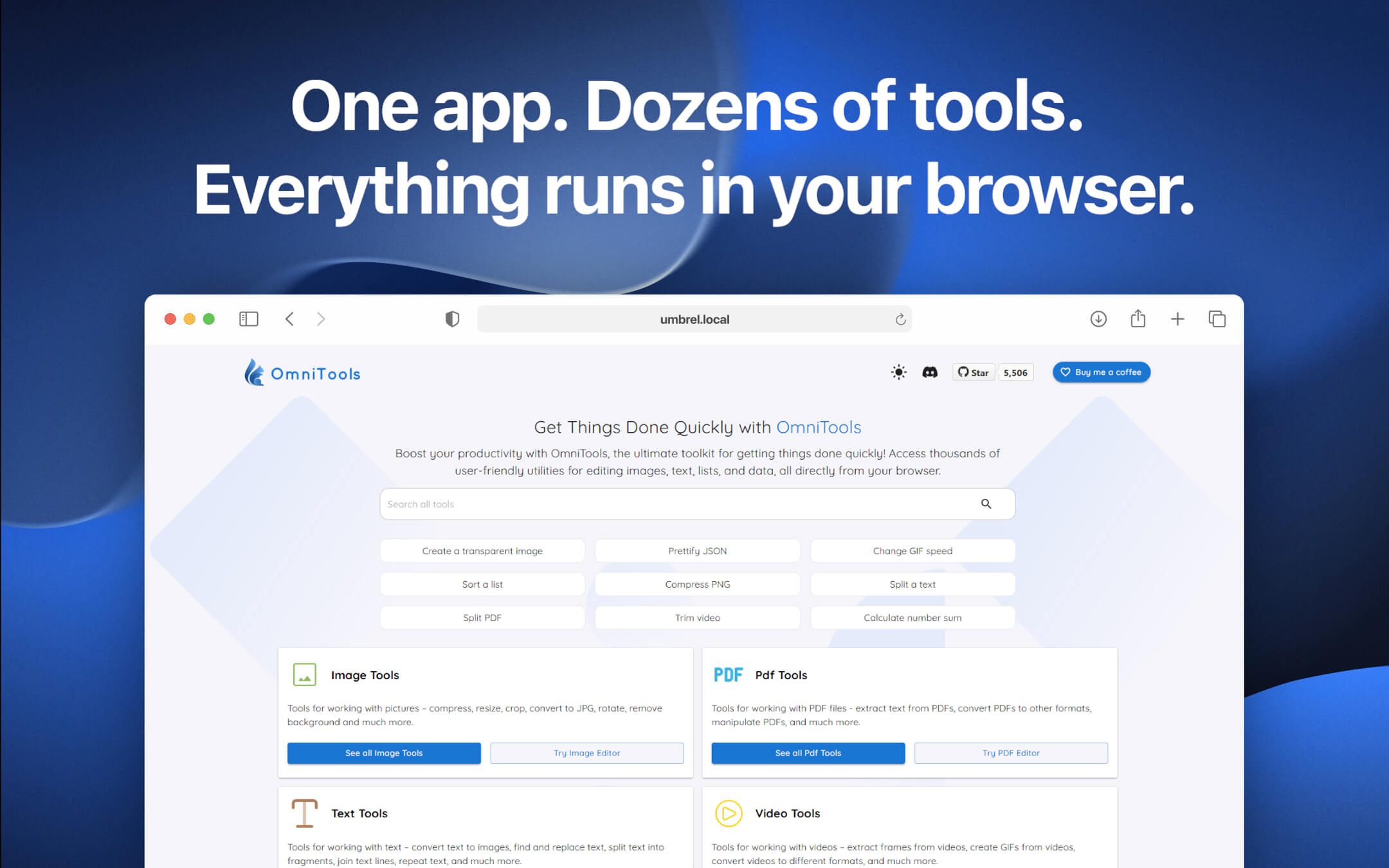 OmniTools screenshot 1
