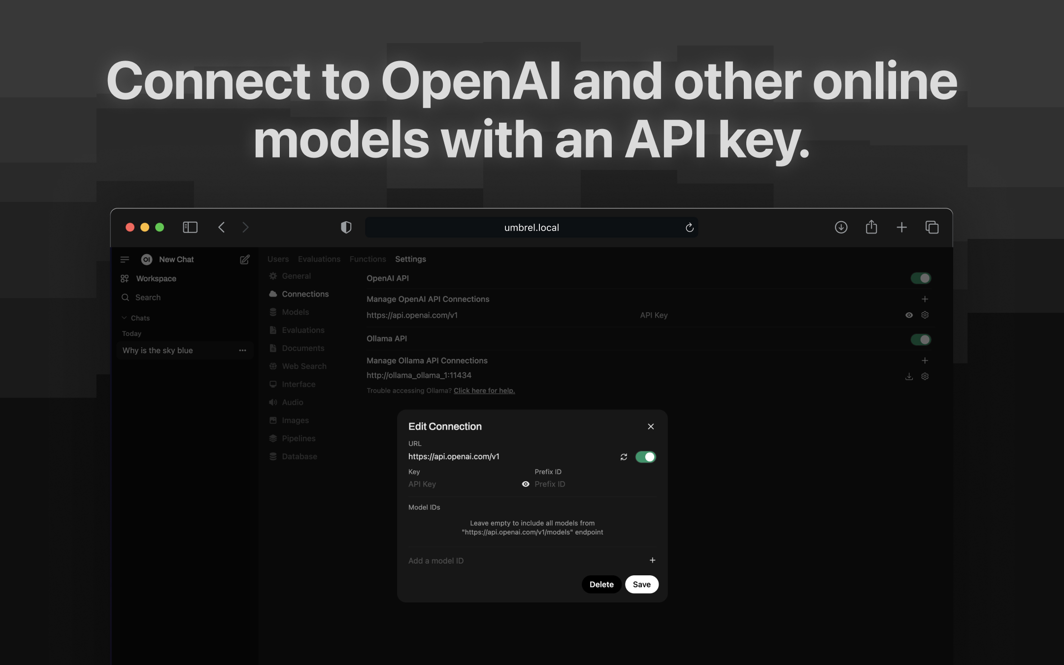 Open WebUI screenshot 3
