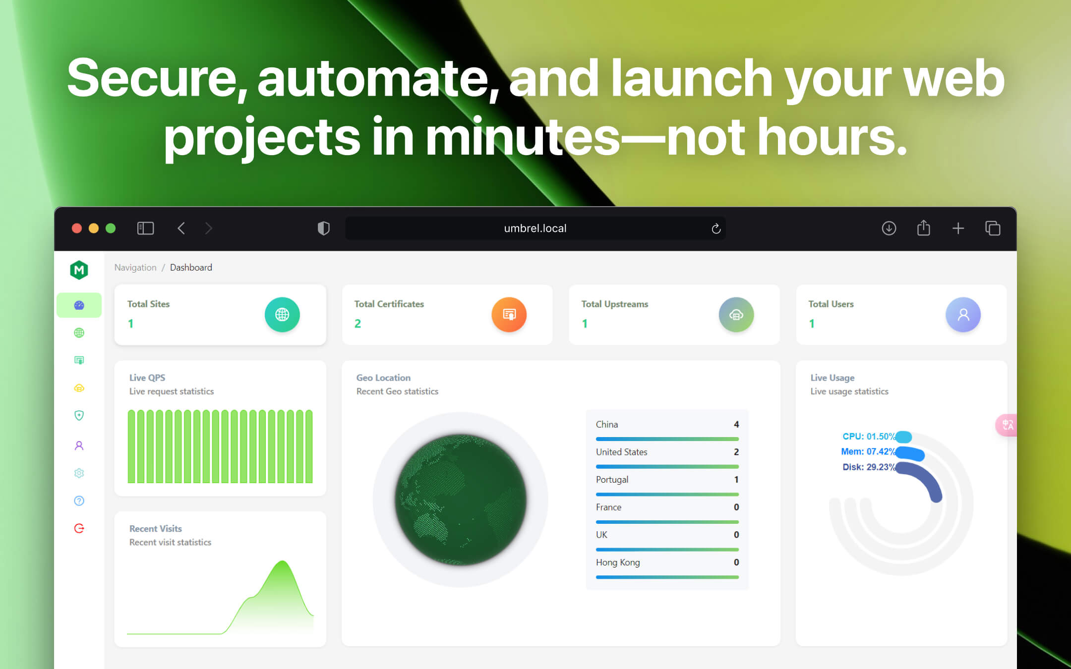 OpenResty Manager screenshot 3