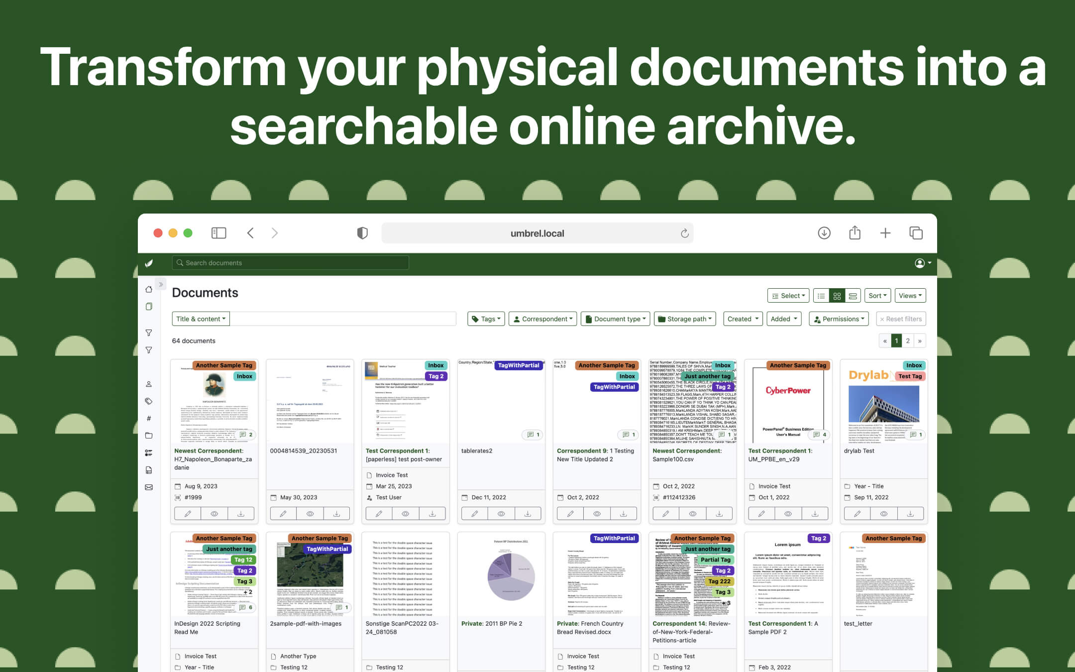 Paperless-ngx screenshot 1