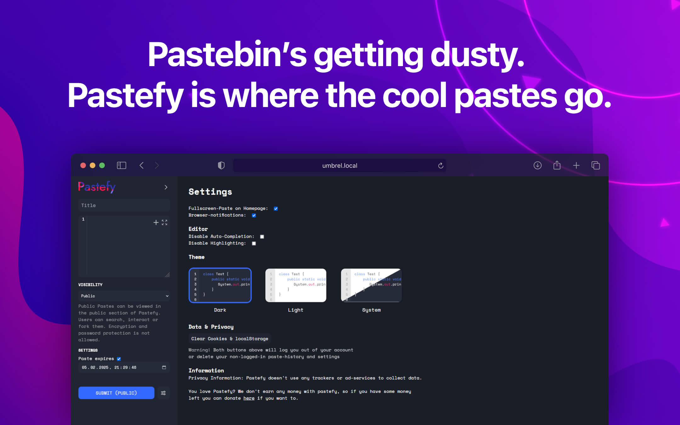 Pastefy screenshot 5
