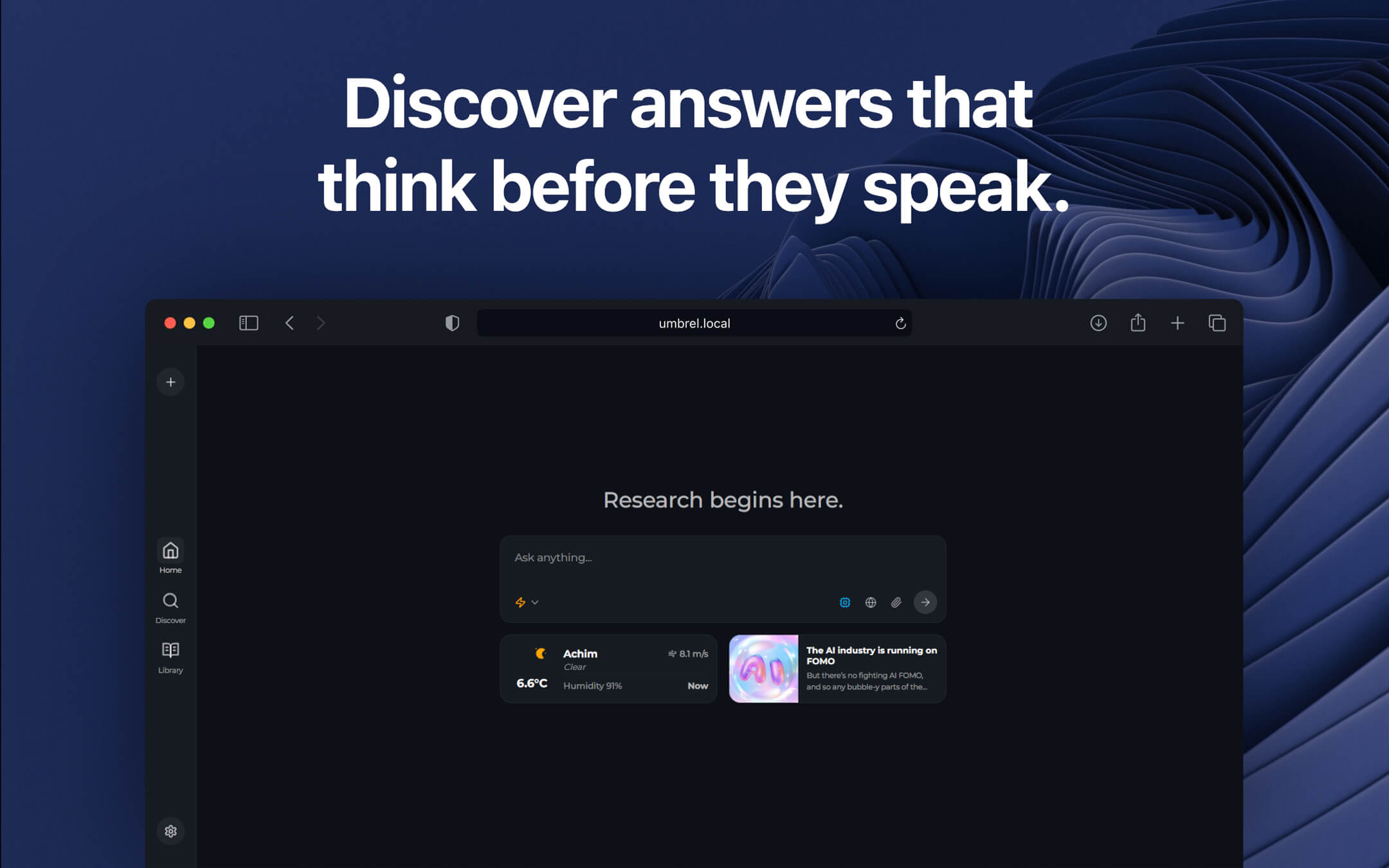 Perplexica screenshot 1