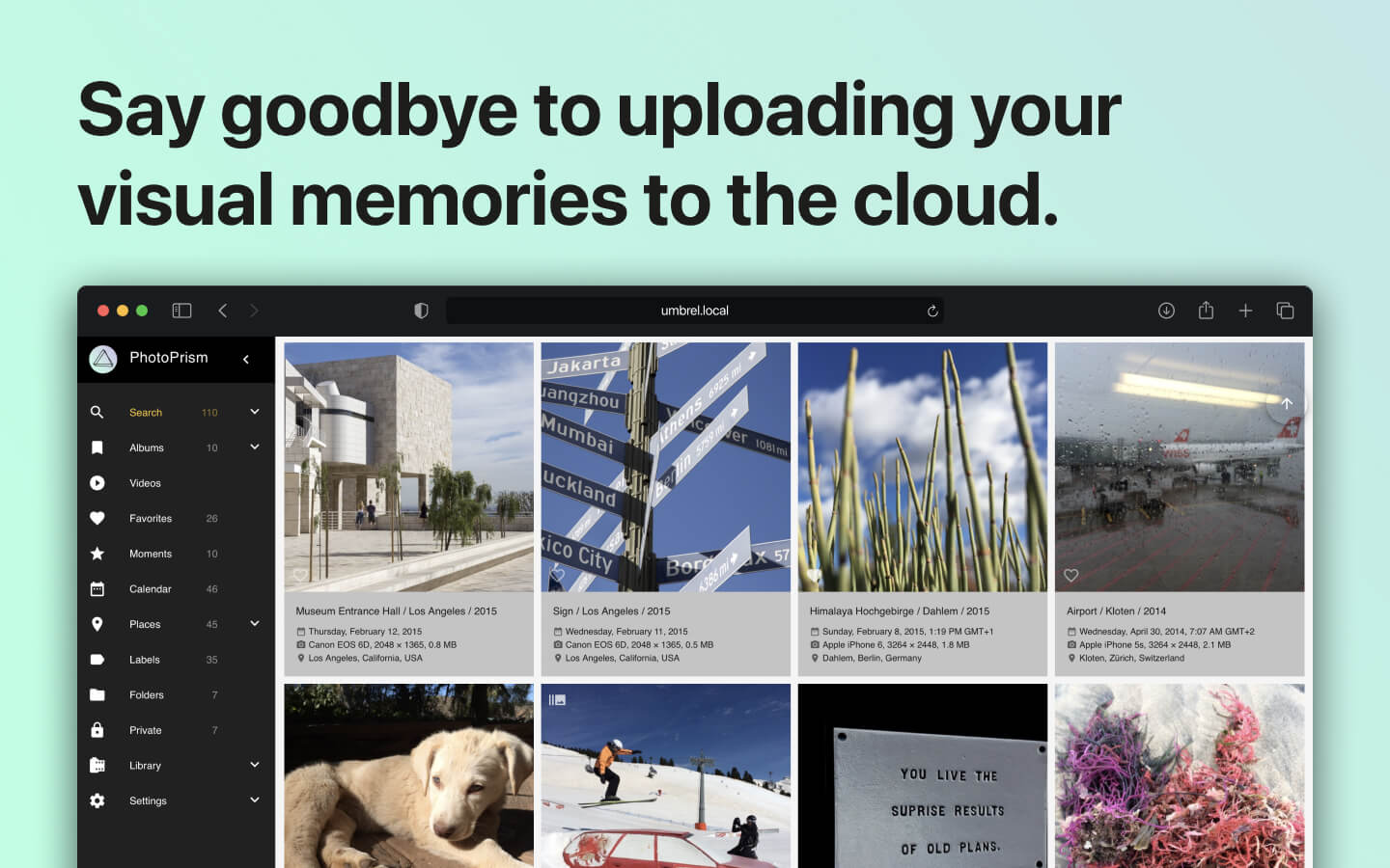 PhotoPrism screenshot 1