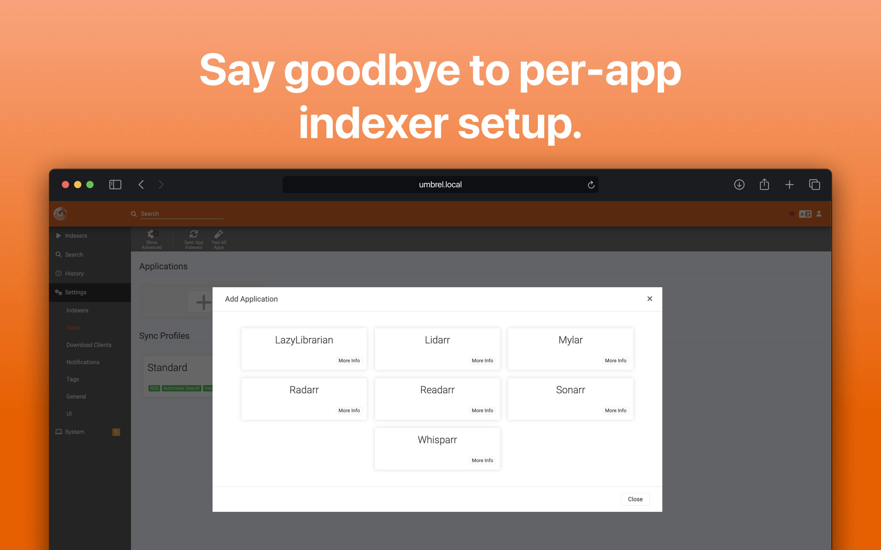 Prowlarr screenshot 2