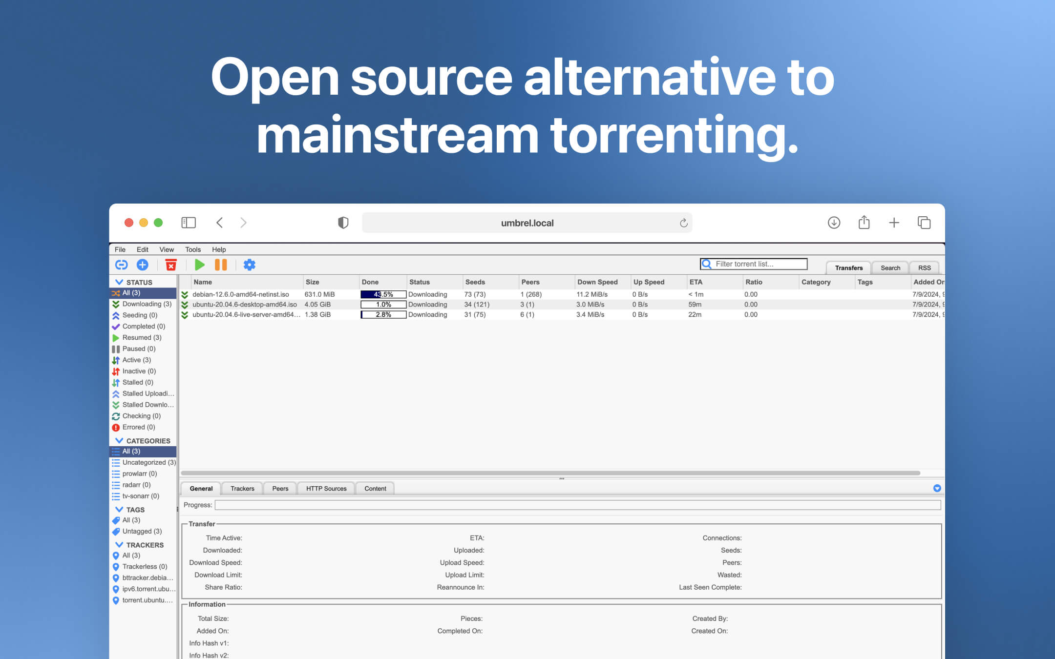 qBittorrent screenshot 1