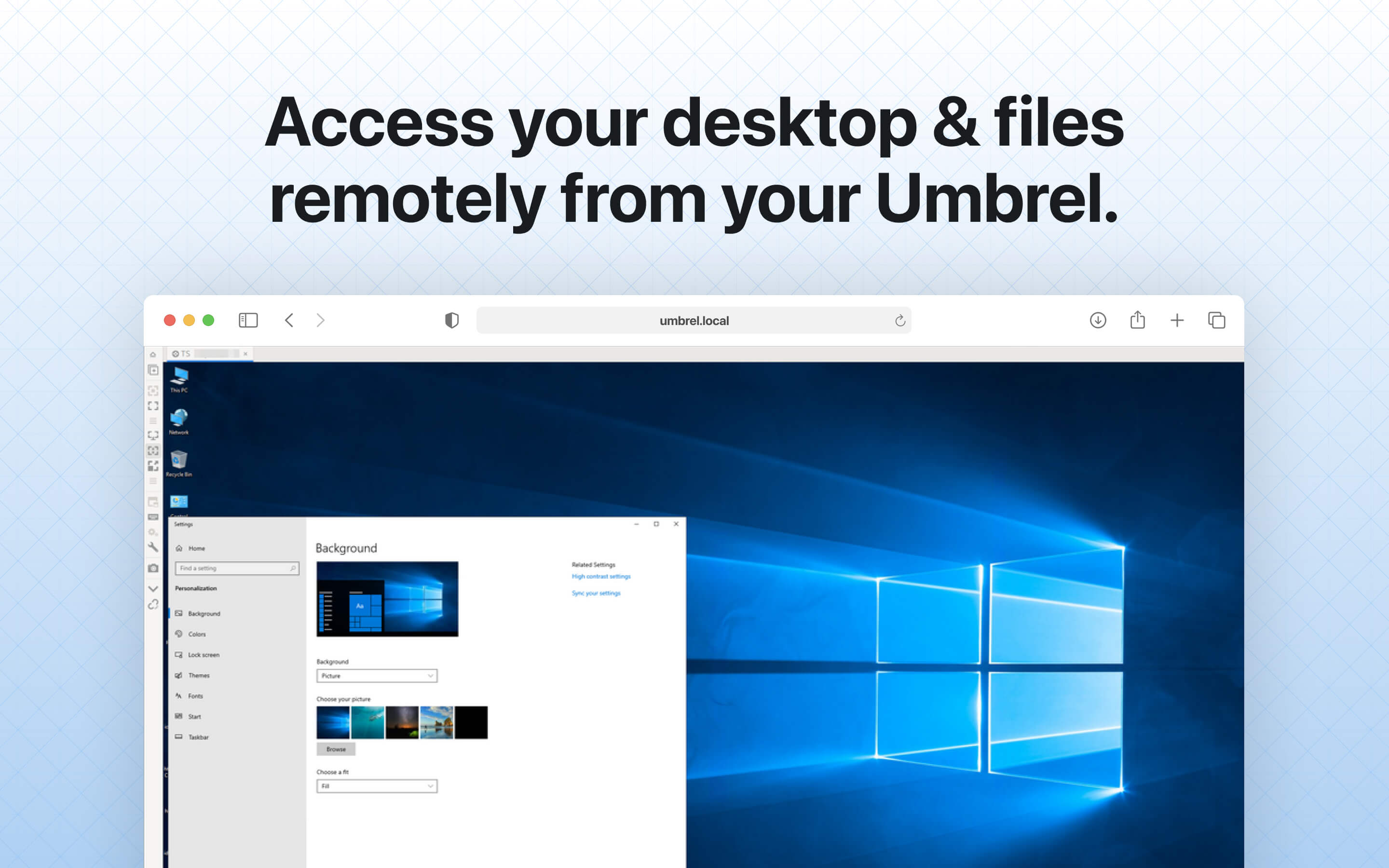 Remmina screenshot 1