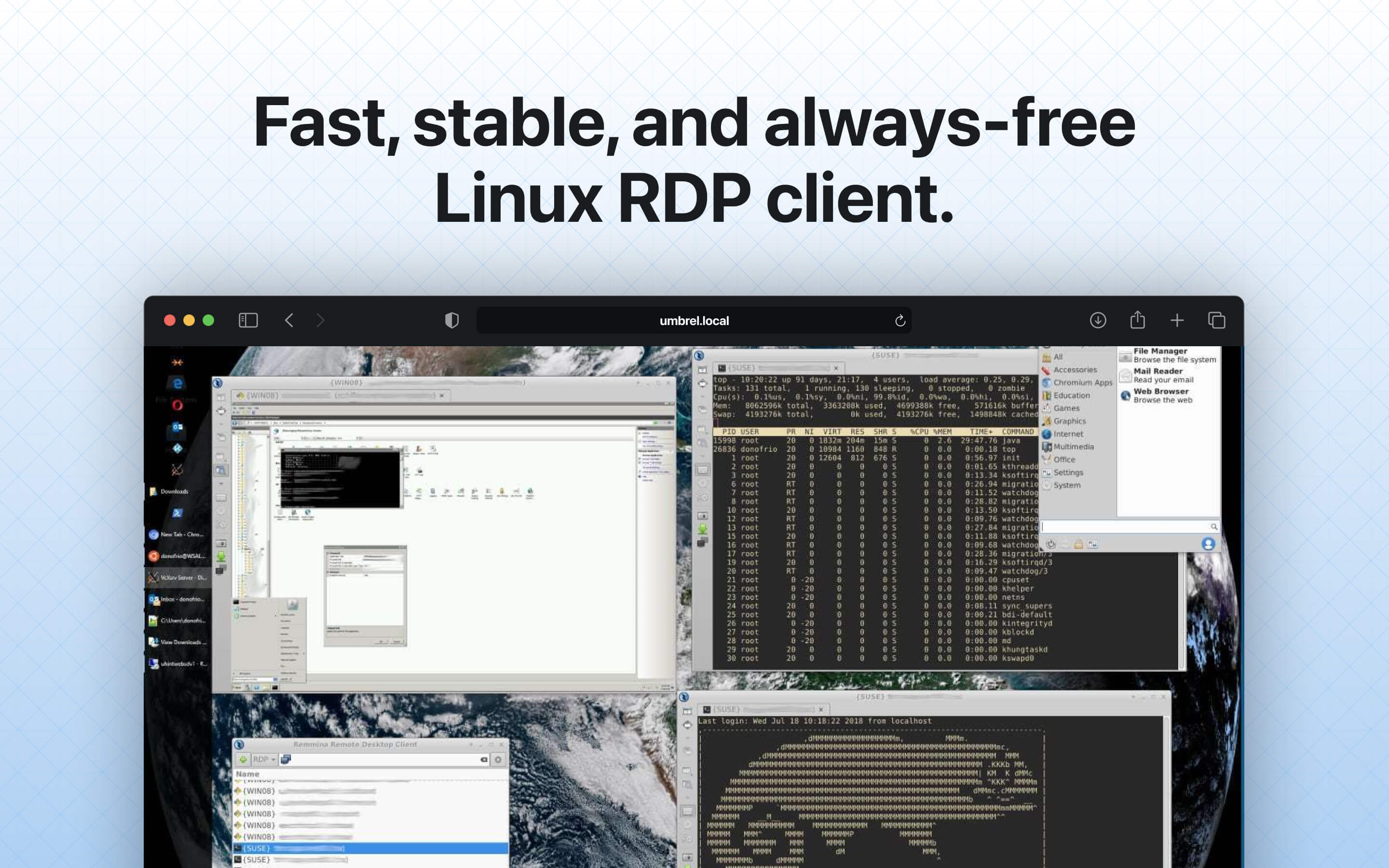 Remmina screenshot 2