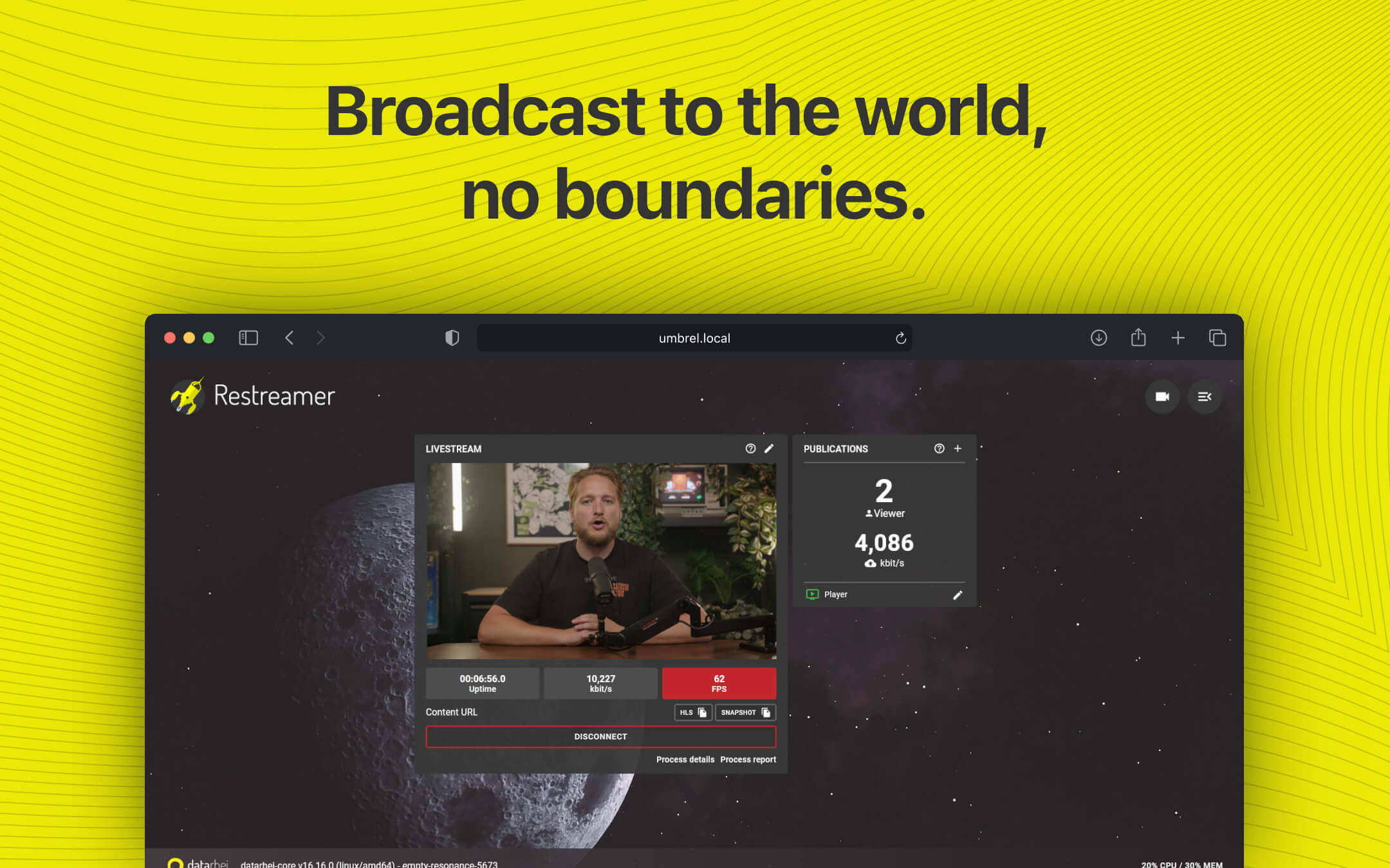 Restreamer screenshot 3