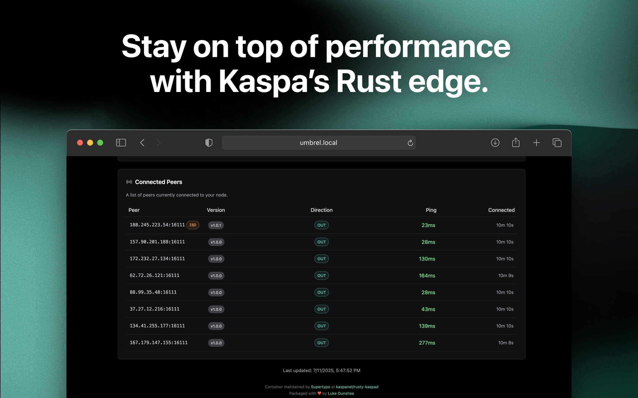 Rusty Kaspad screenshot 2