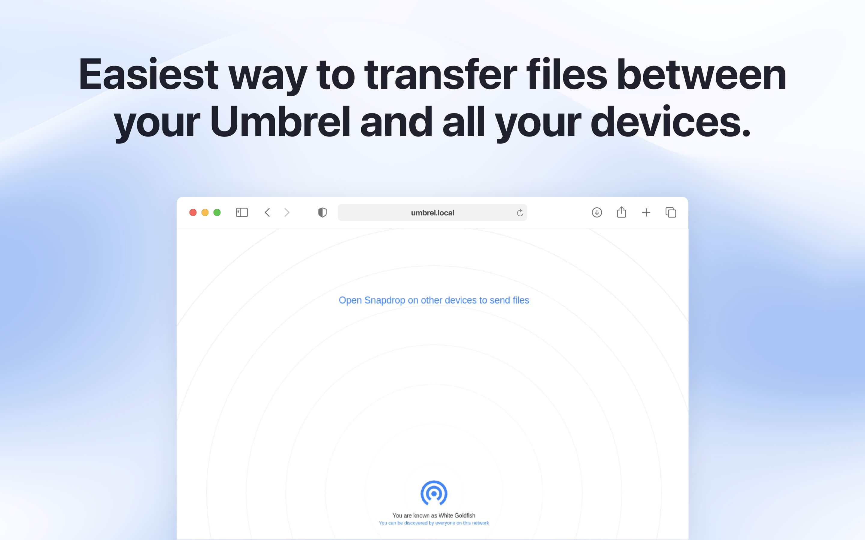 Snapdrop screenshot 1
