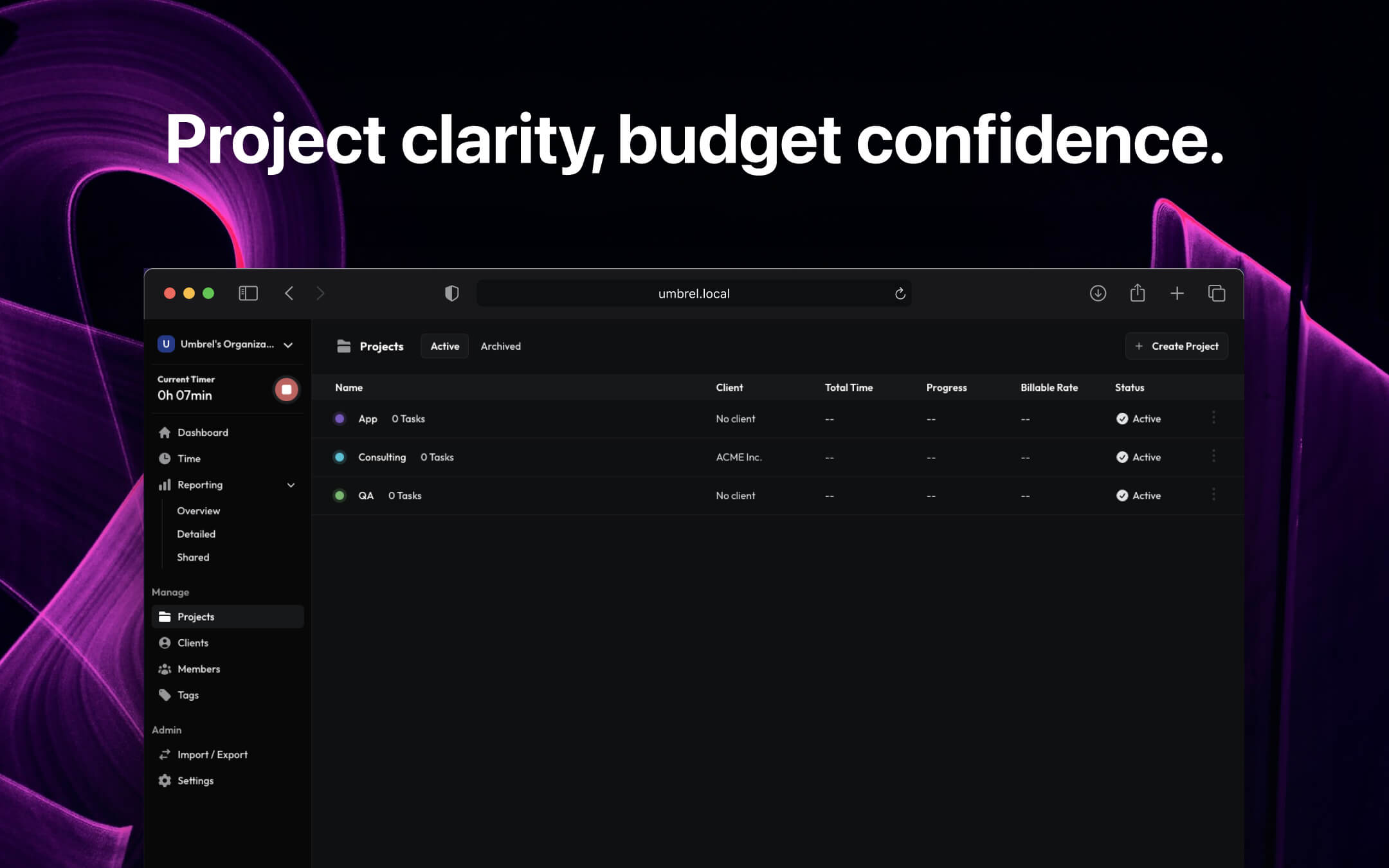 Solidtime screenshot 3