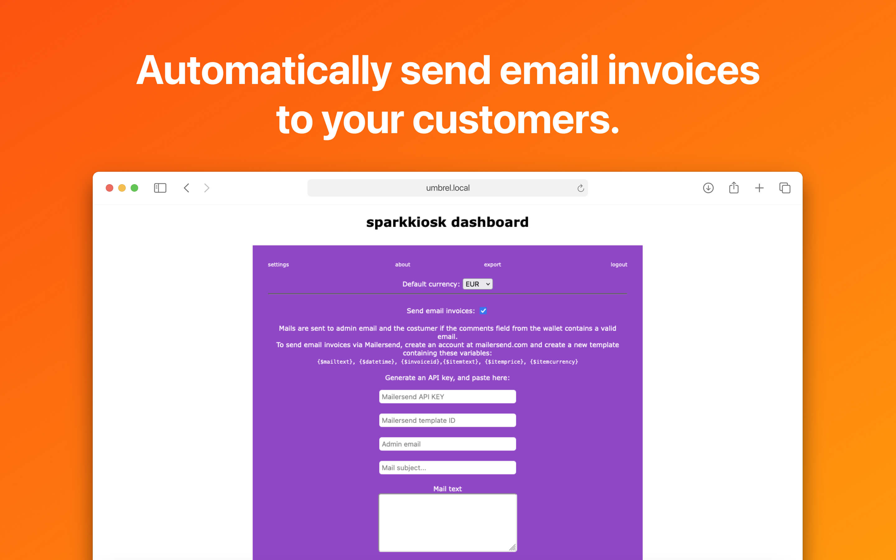 Sparkkiosk screenshot 3