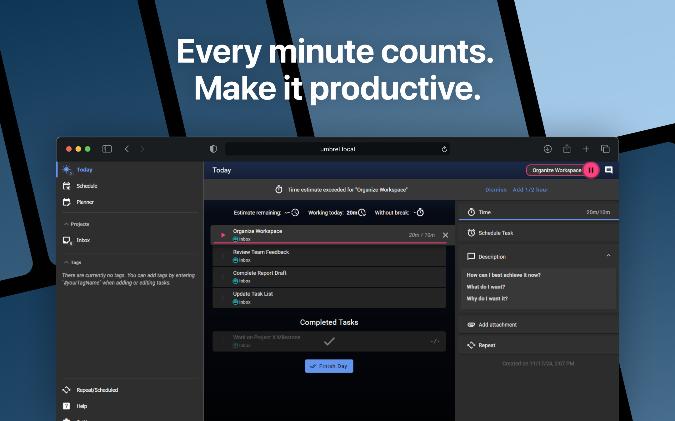 Super Productivity screenshot 2