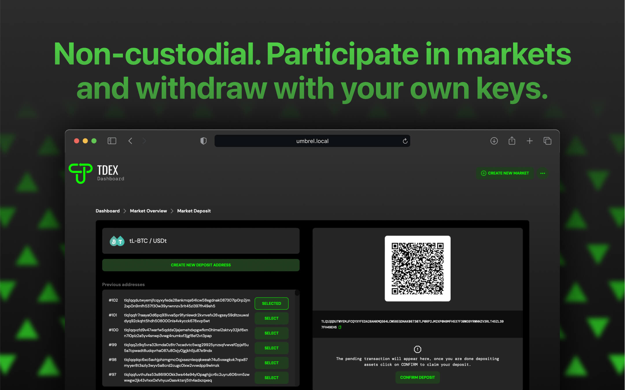 TDEX Provider screenshot 2