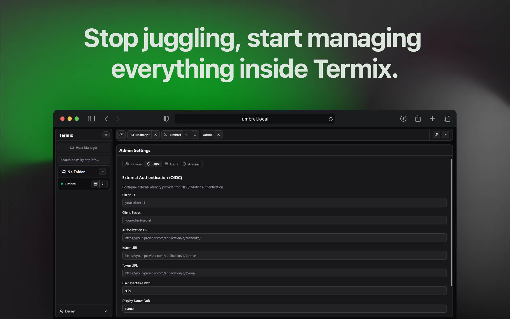Termix screenshot 5