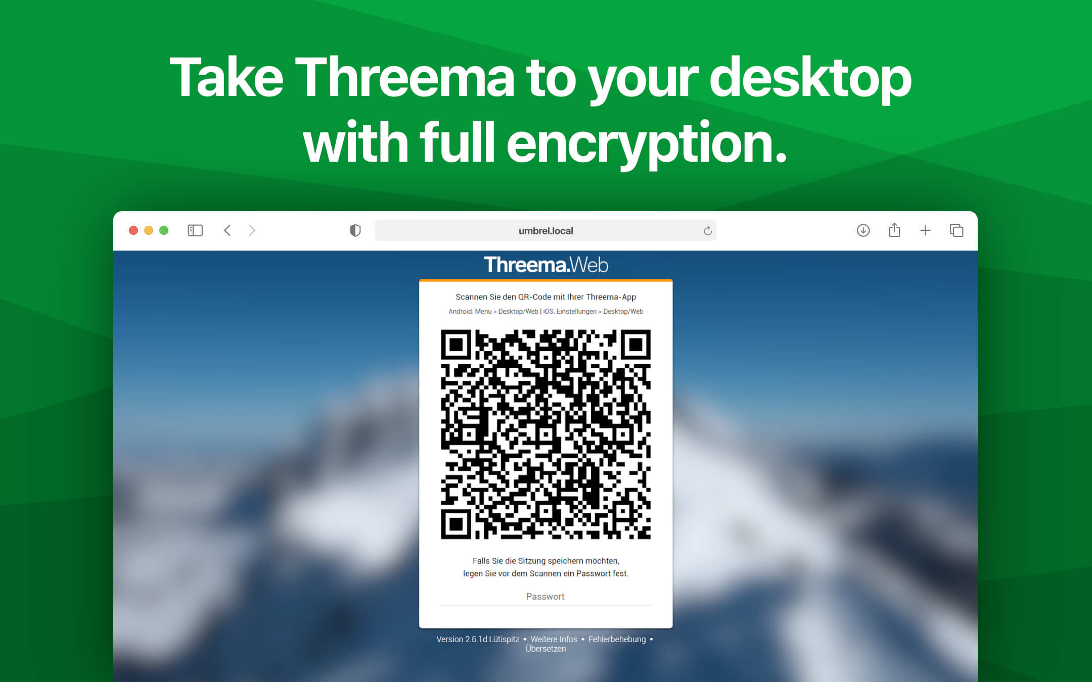 Threema Web screenshot 1