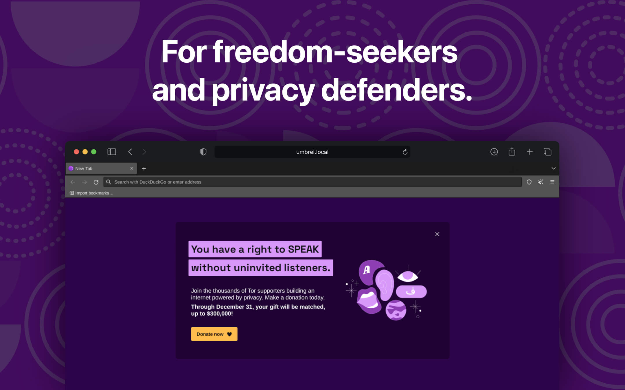 Tor Browser screenshot 2
