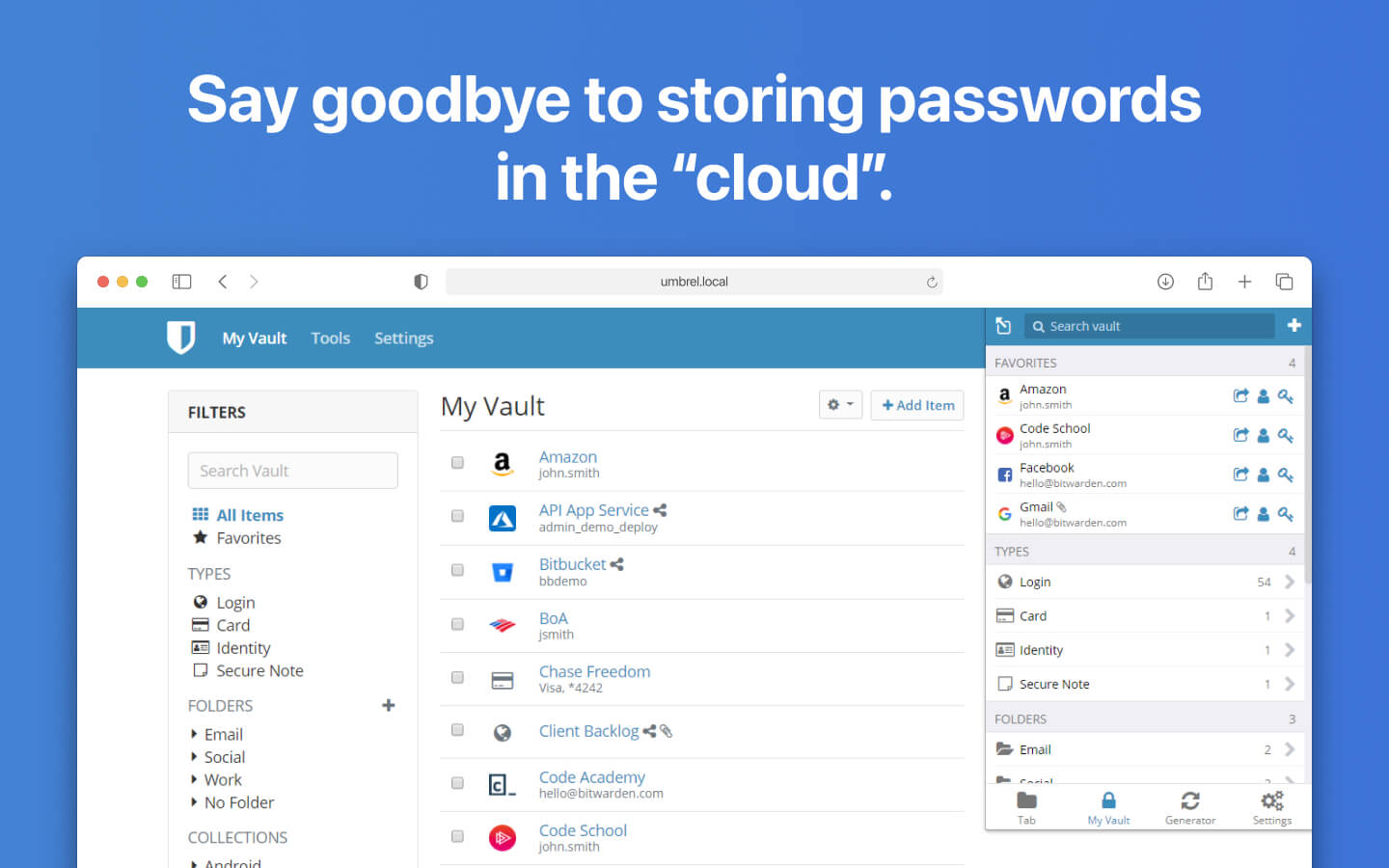 Vaultwarden screenshot 3