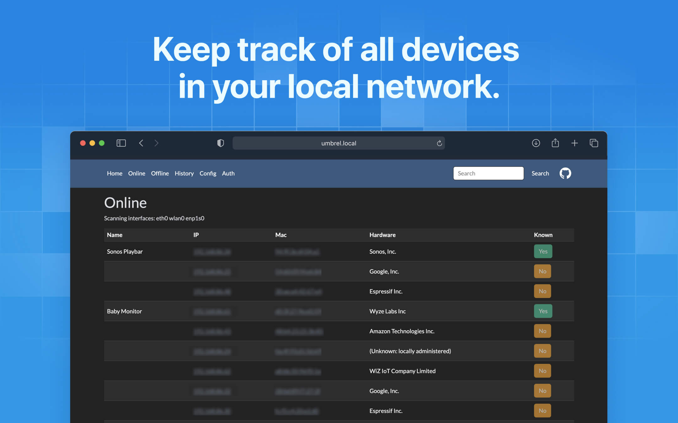WatchYourLAN screenshot 1