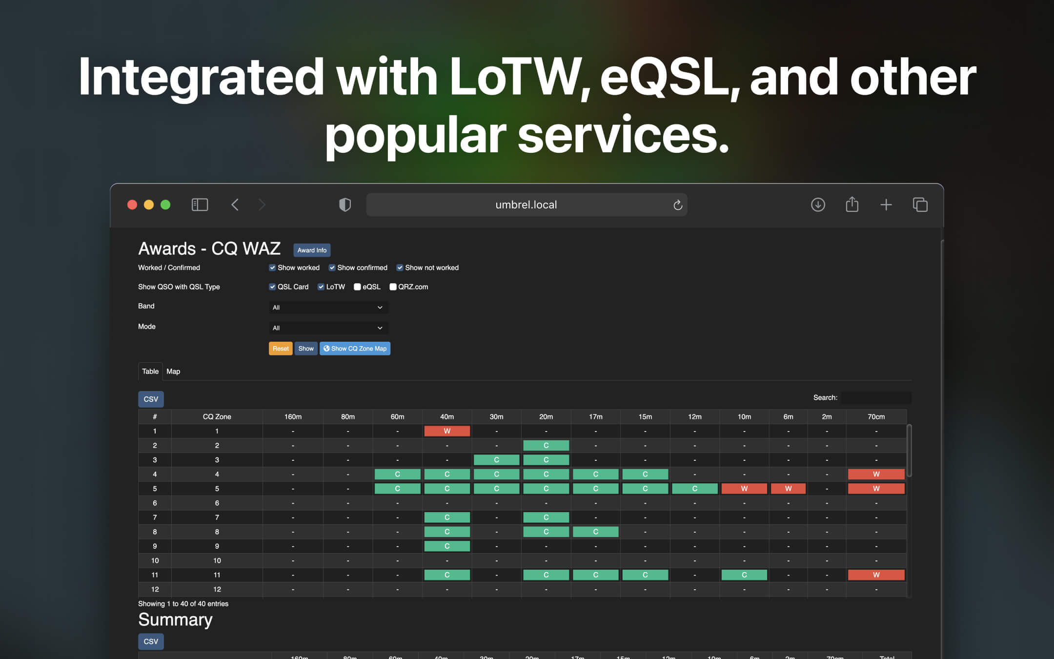 Wavelog screenshot 3