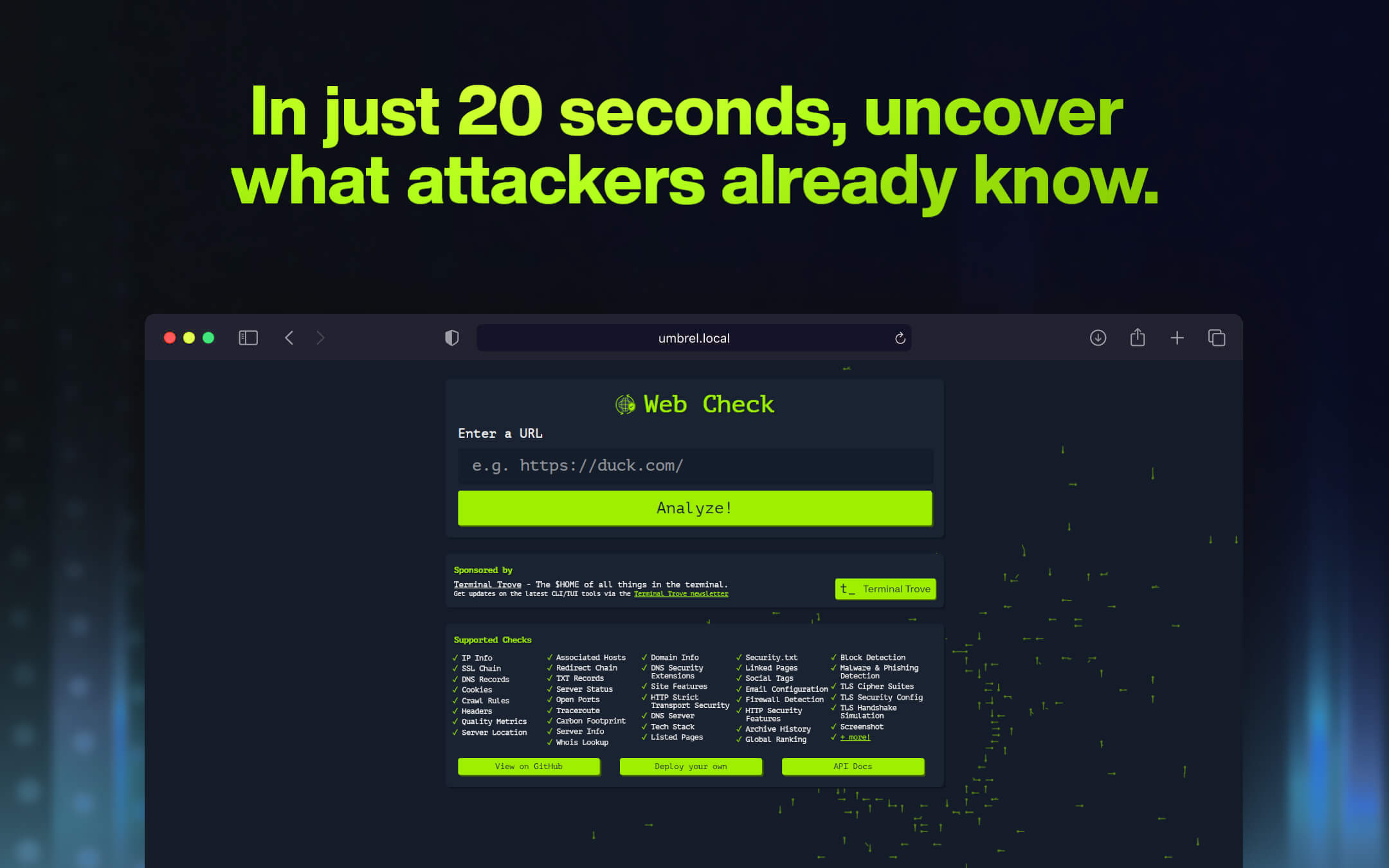WebCheck screenshot 2