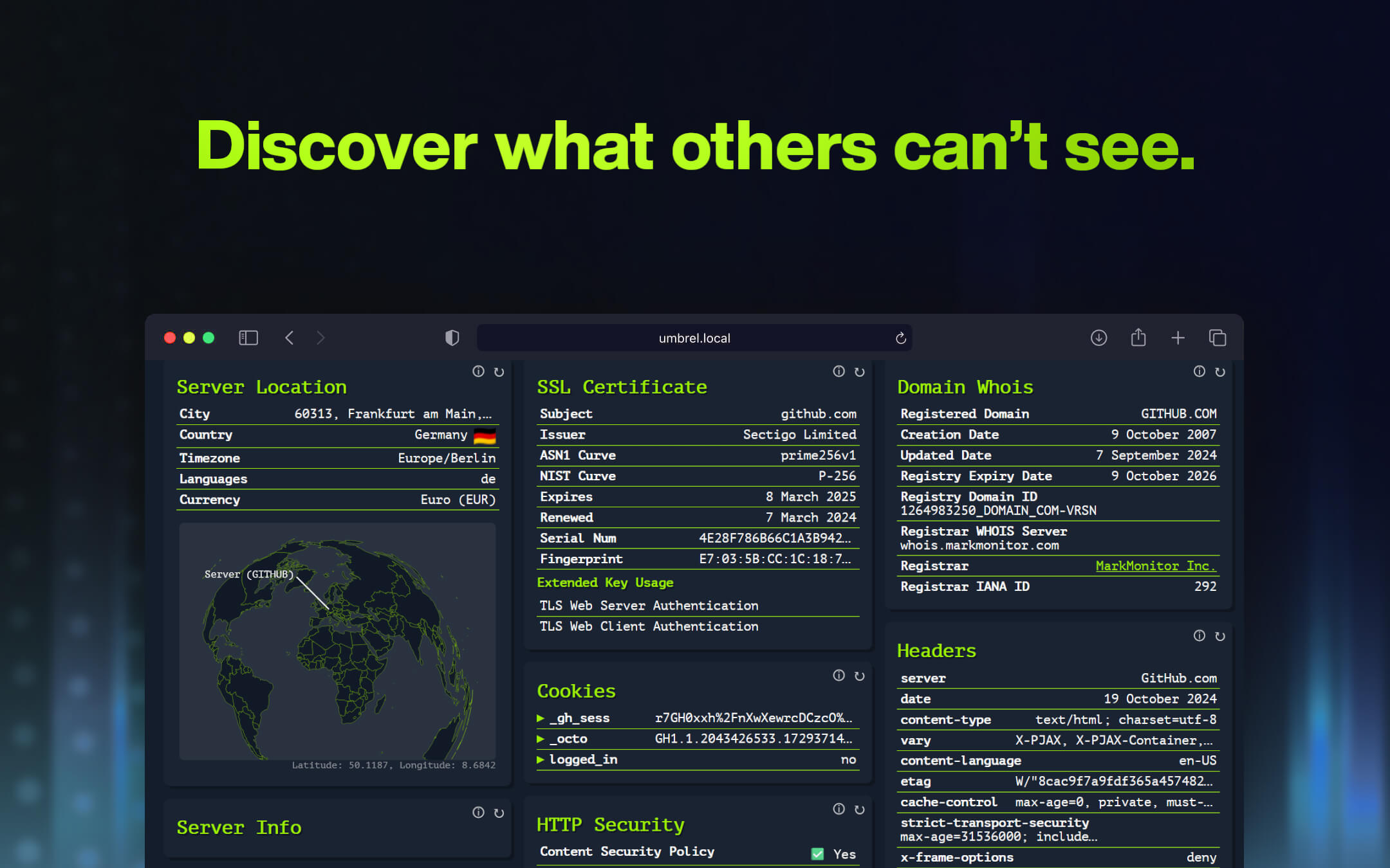 WebCheck screenshot 5