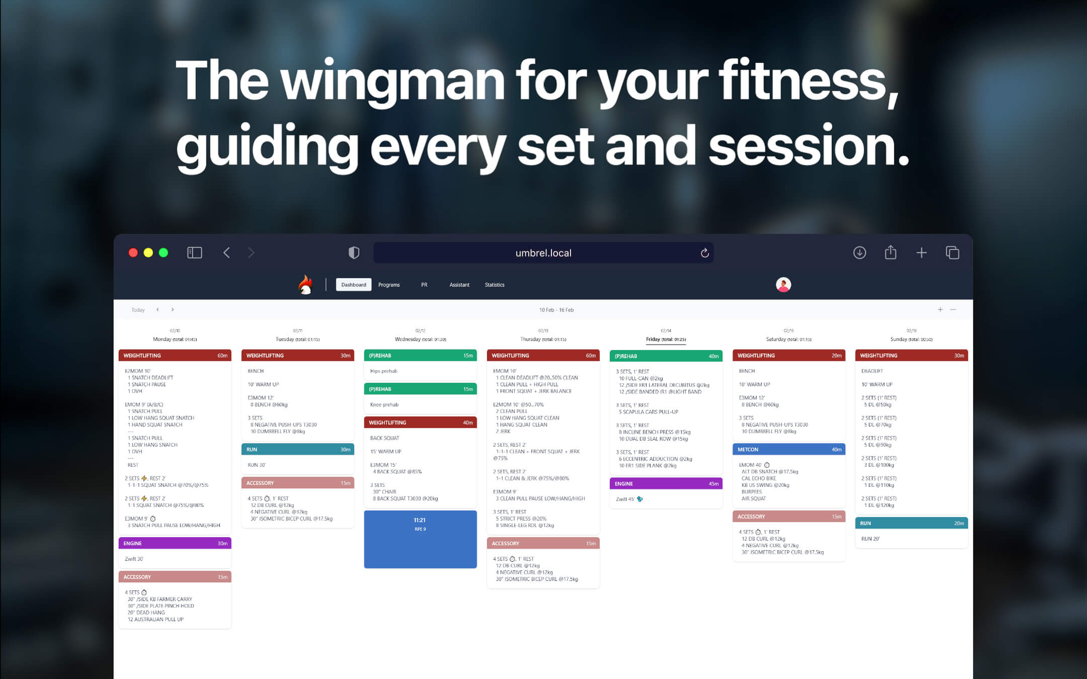 Wingfit screenshot 1