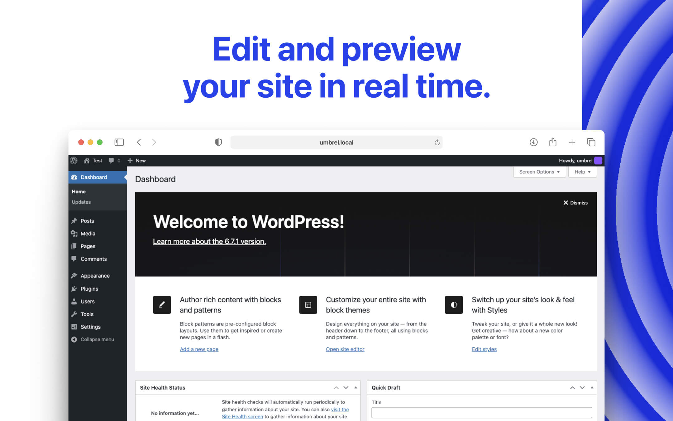 WordPress screenshot 2