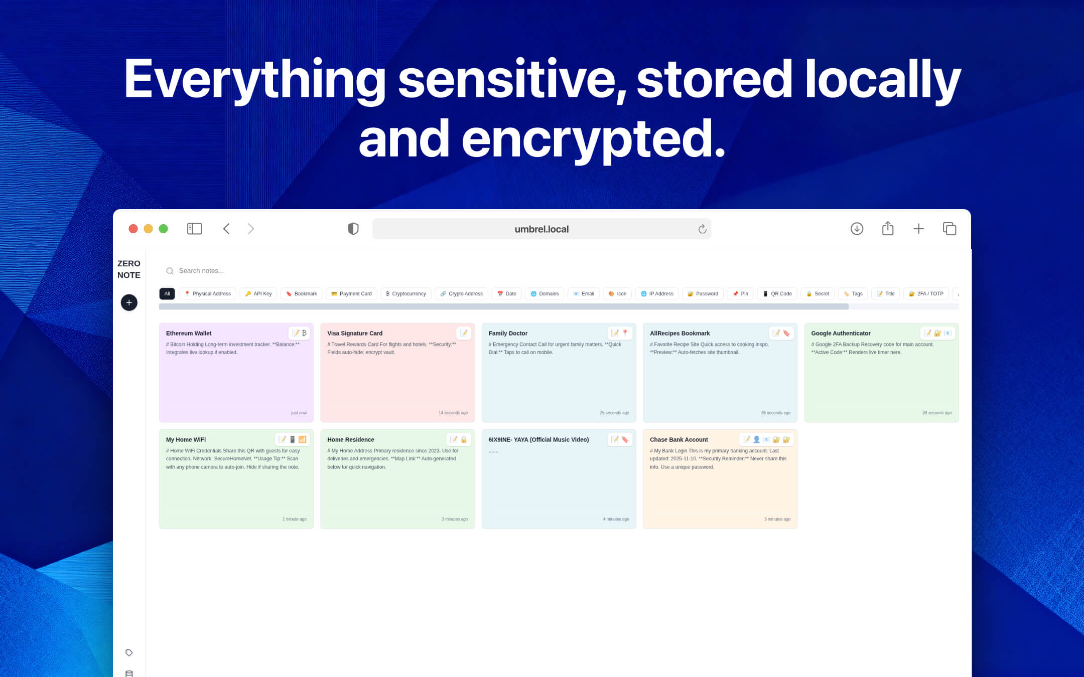 ZeroNote screenshot 1