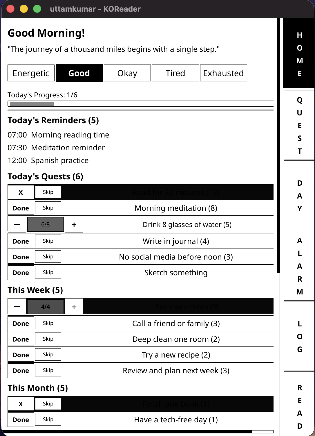 Dashboard