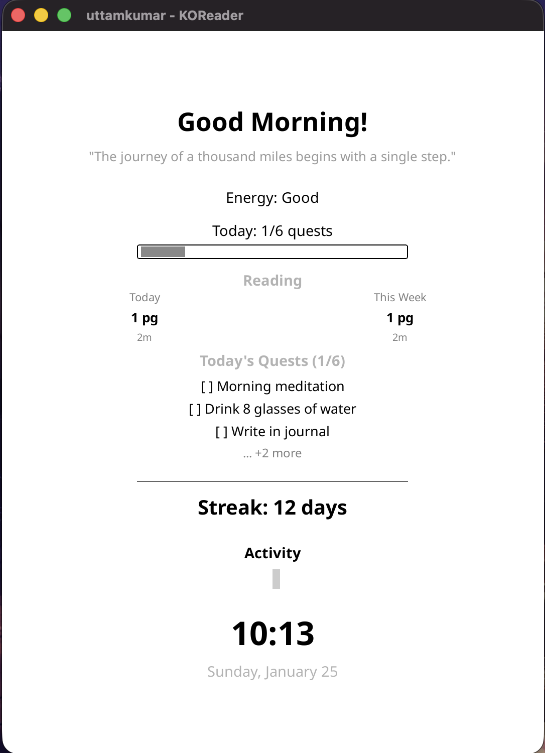 Sleep Screen