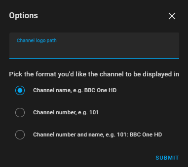 Configure Options