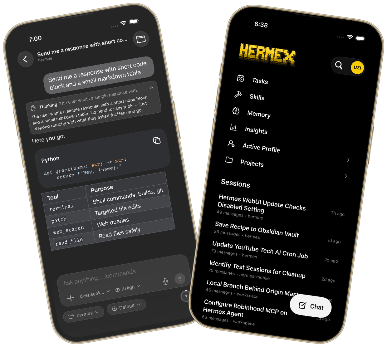 你的私有大模型助手,现在有了专属 iPhone 应用:Hermex 让自托管 Hermes 代理真正随身而行