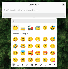 Emoji screenshot