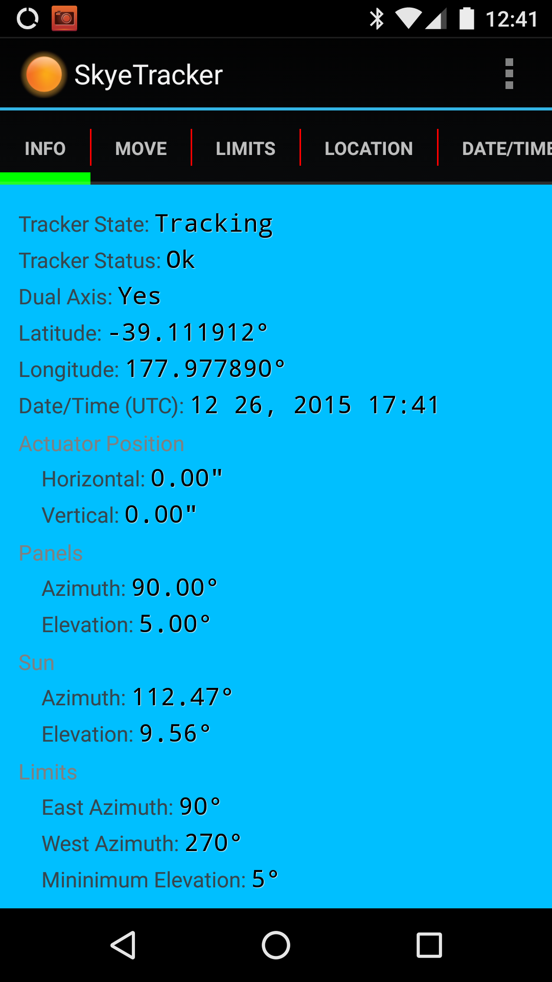 SkyeTracker App