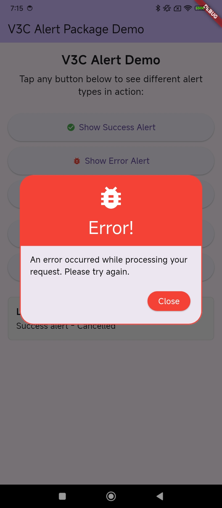 Mobile Error