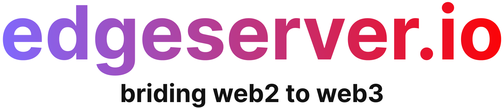 edgeserver.io bridging web2 to web3