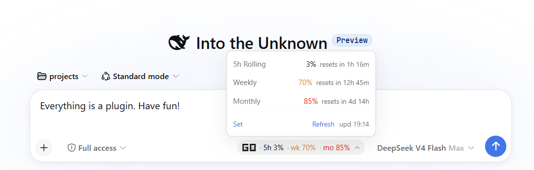 Usage detail