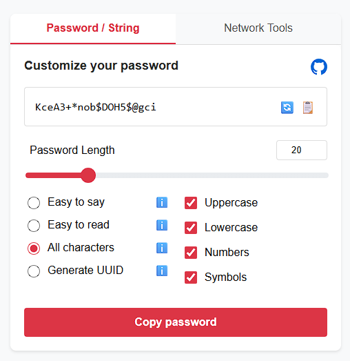 GitHub - vUnkname/NetPass-Toolkit: Chrome extension for generating ...