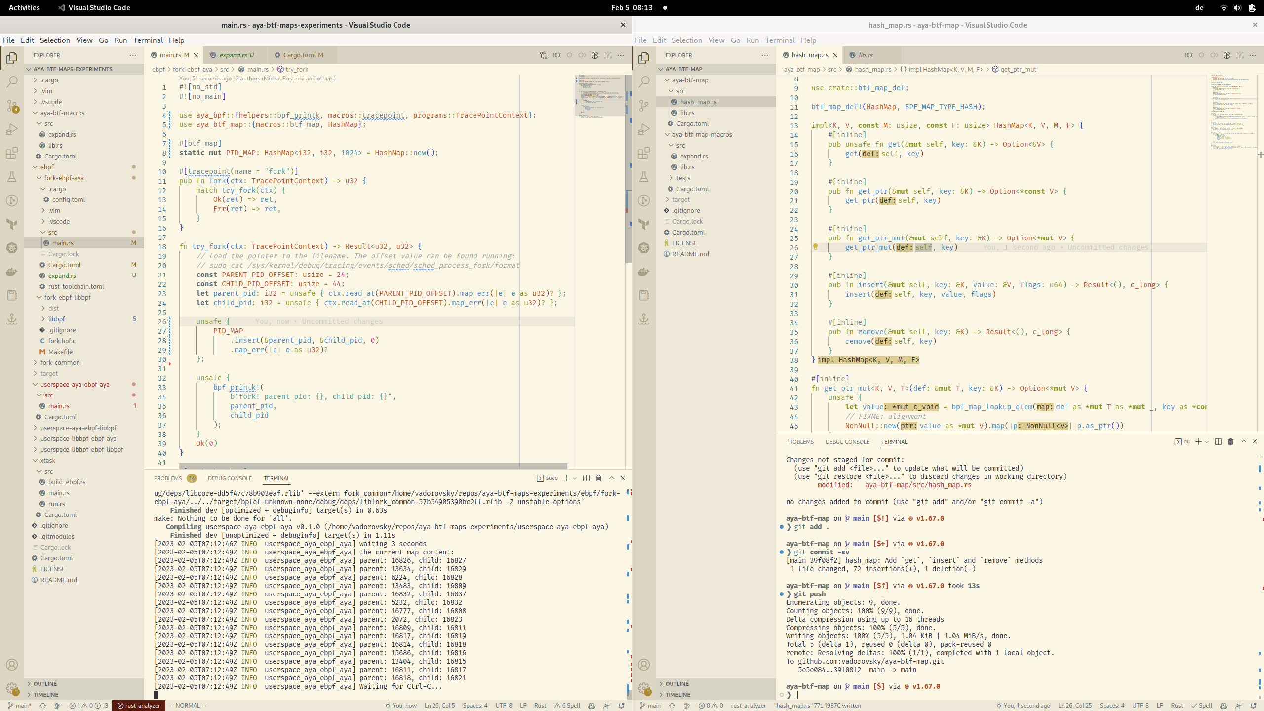 GitHub - vadorovsky/aya-btf-map: BTF map support for Aya