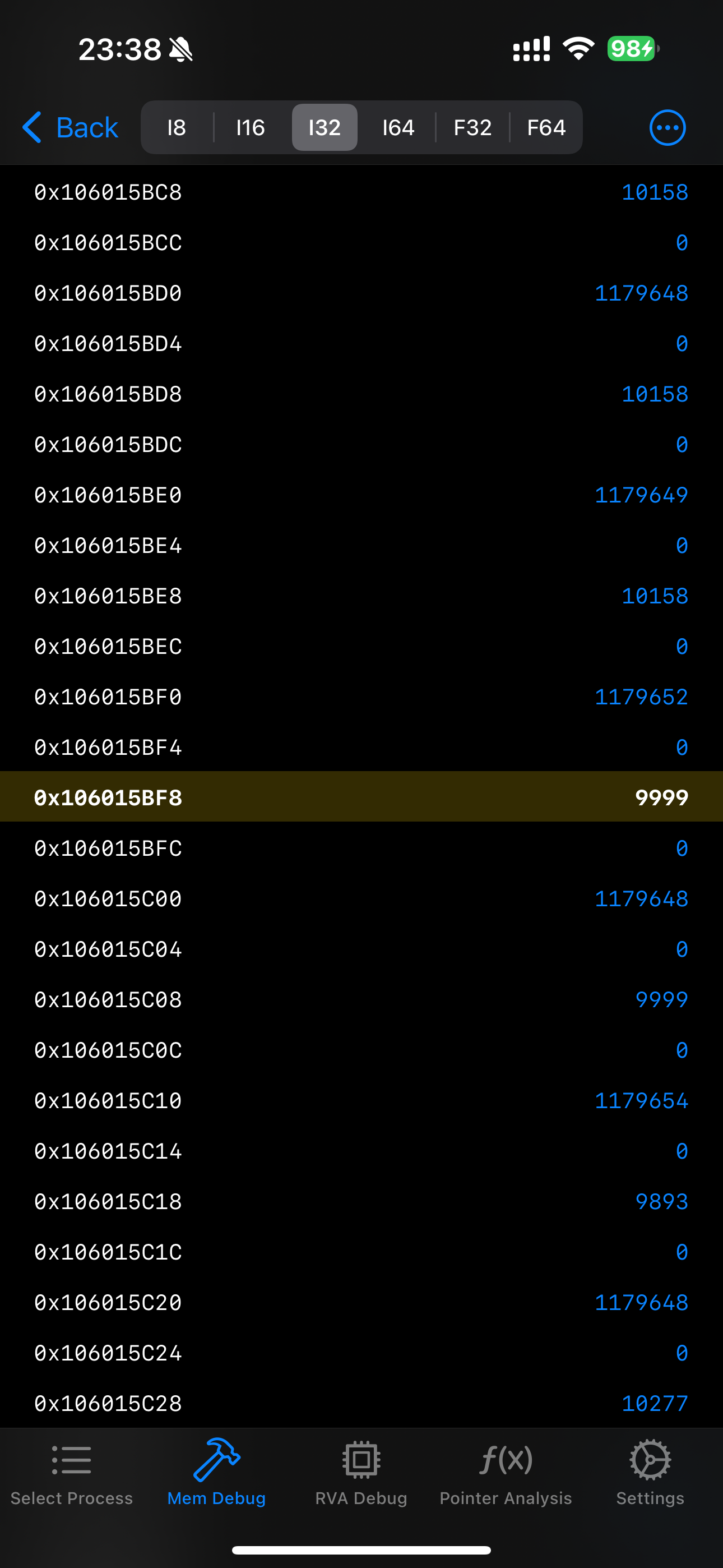 Memory Browser
