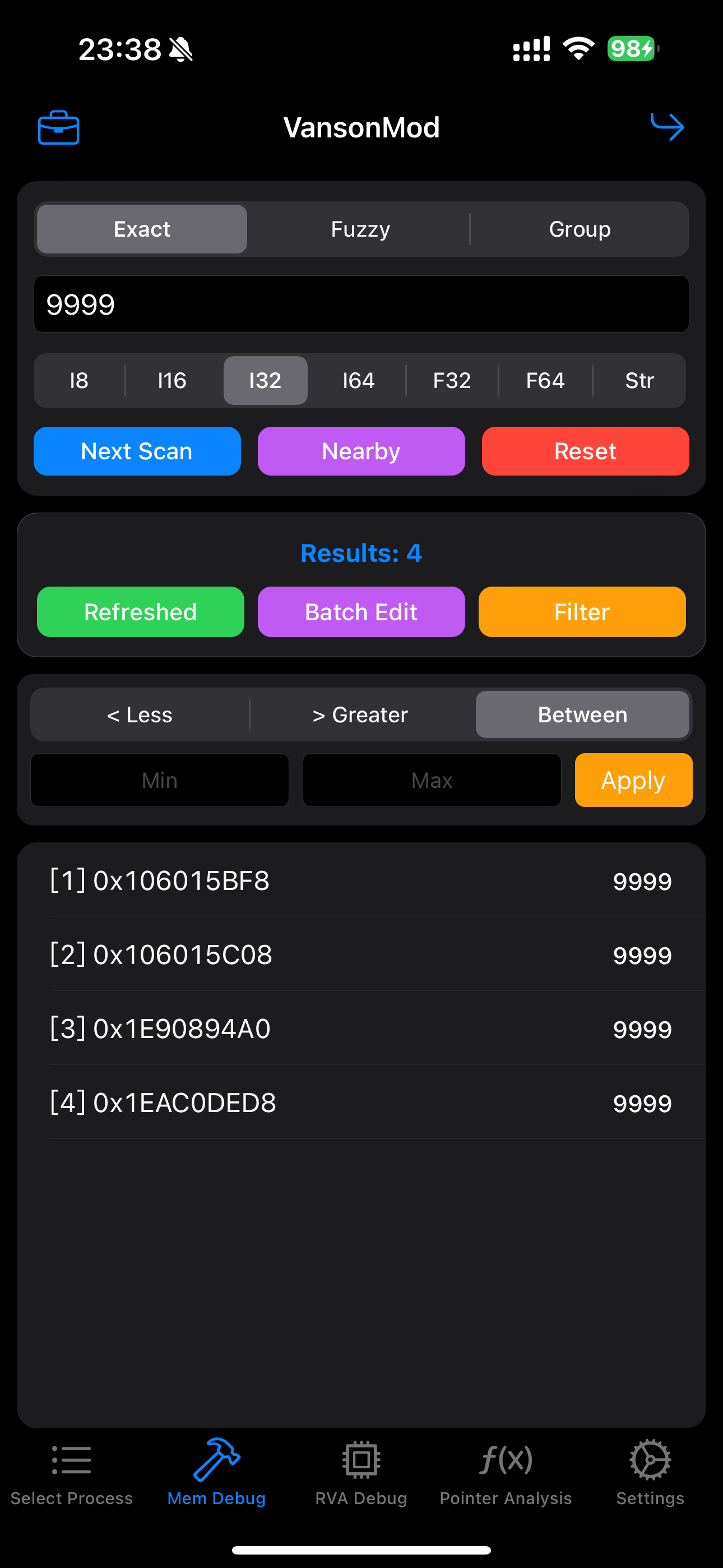 Memory Debug