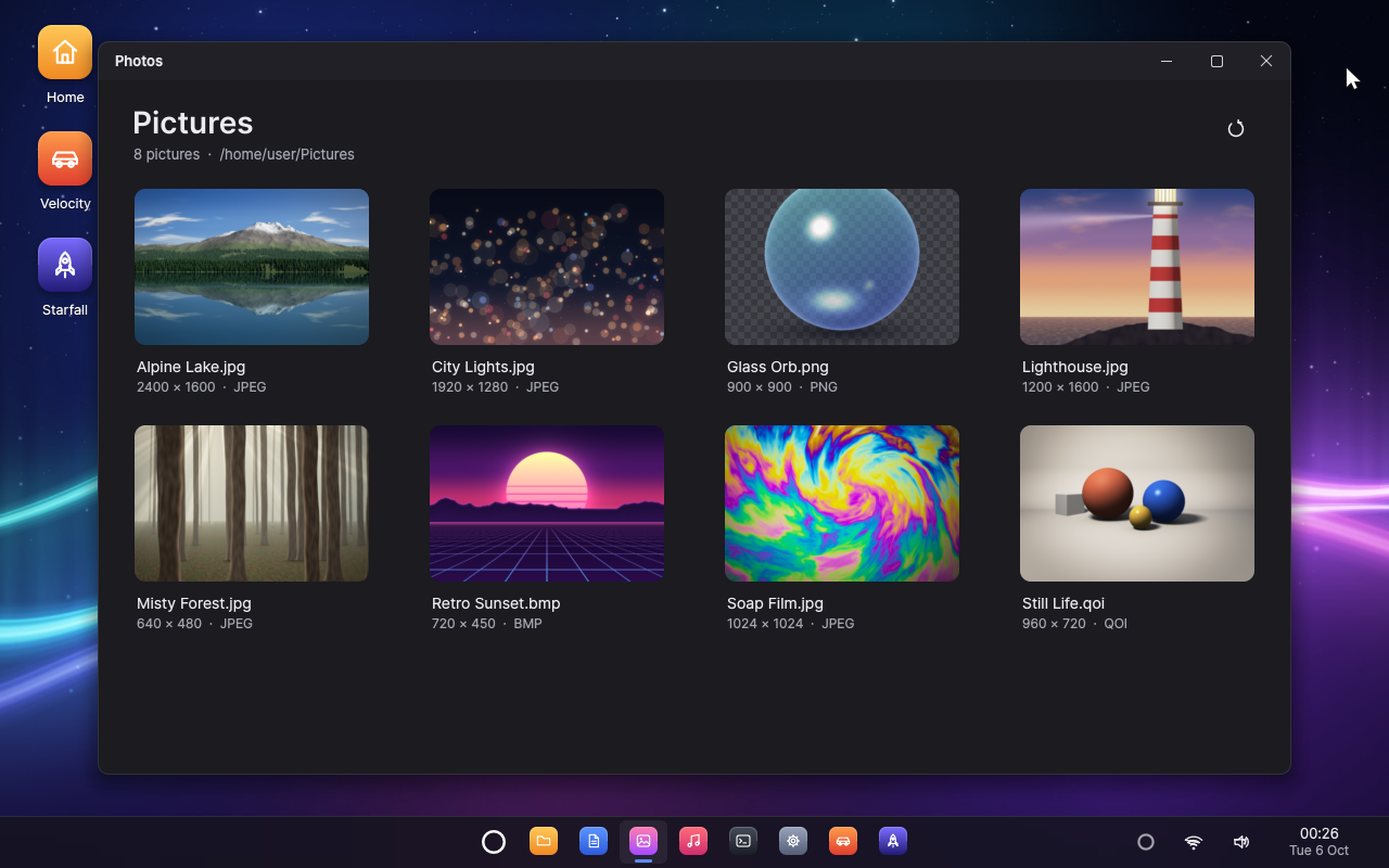 Photos with the picture library