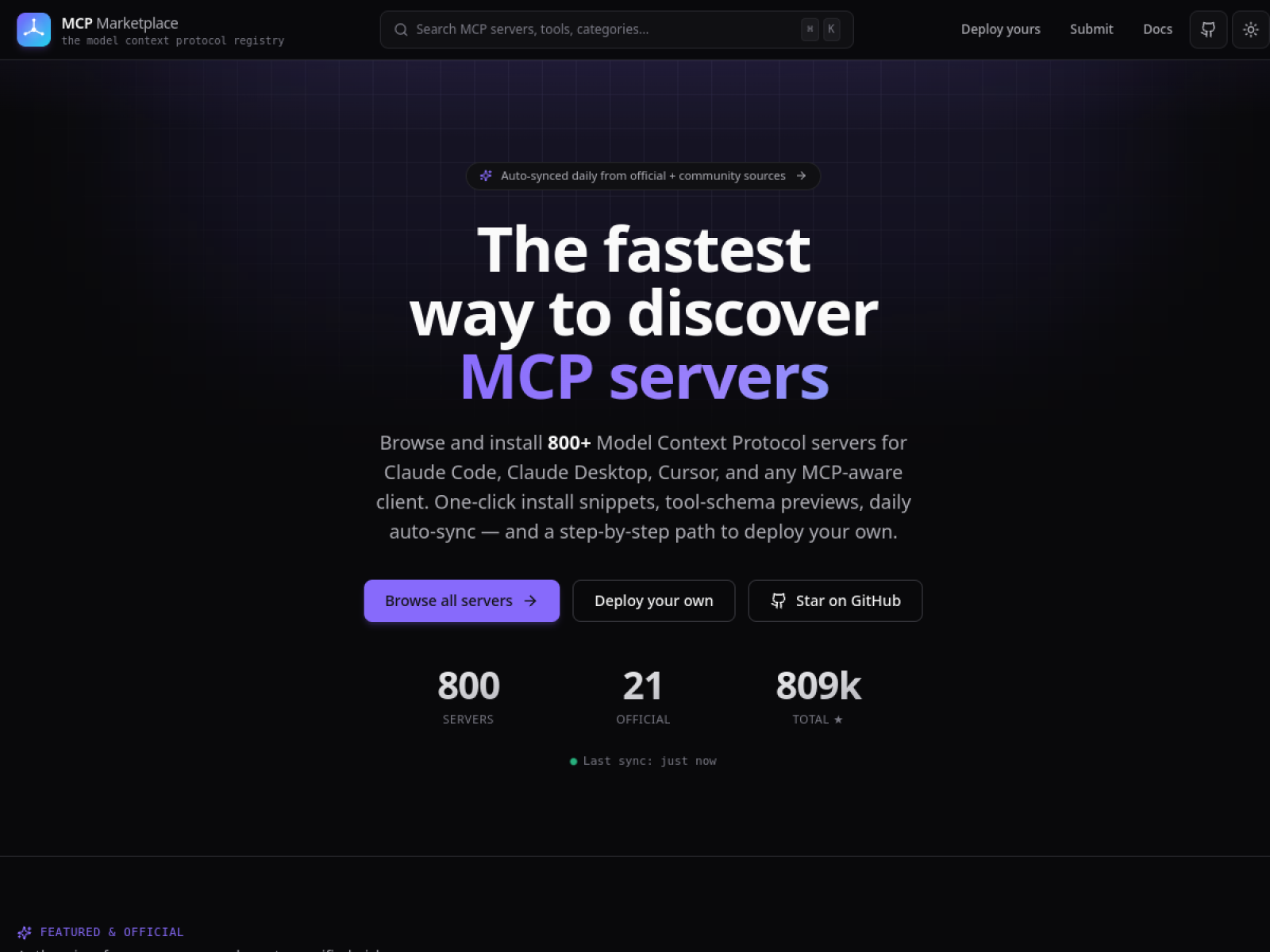 MCP Marketplace