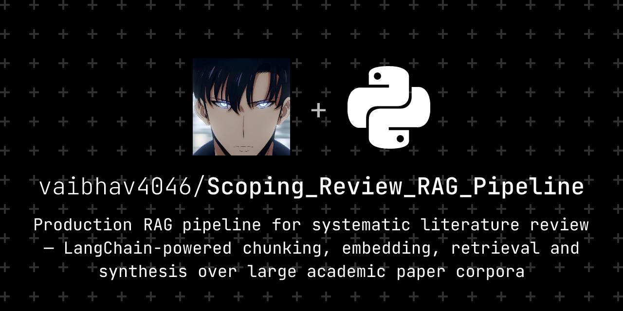 Scoping Review RAG