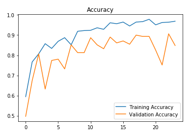 Accuracy plot