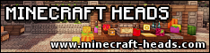 Villager heads from Minecraft Heads